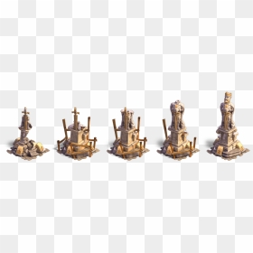 Chess Piece White King Stages - Bronze Sculpture, HD Png Download - king chess piece png