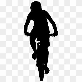 Man Walking Away Silhouette, HD Png Download - bike silhouette png