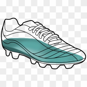 Football Shoe Black Outline , Png Download, Transparent Png - football outline png