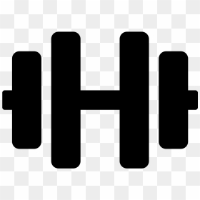 Font Awesome Dumbbell, HD Png Download - dumbbell icon png