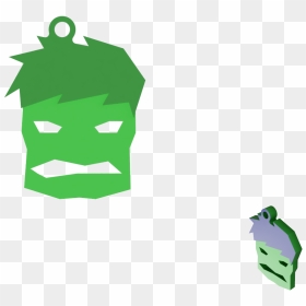 Keychain Hulk Minimal - Illustration, HD Png Download - hulk fist png