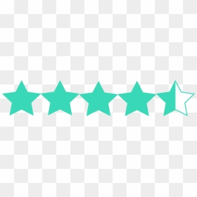 4 1 2 Star Rating, HD Png Download - real star png