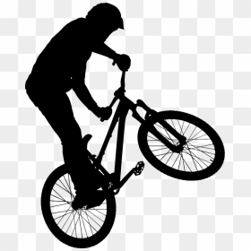 Bmx Bike, HD Png Download - bike silhouette png