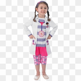 Child Doc Mcstuffins Costume - Déguisement De Docteur La Peluche, HD Png Download - doctora juguetes png