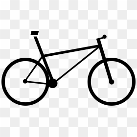 Bicycle Icon Silhouette Clip Arts - Ikon Sepeda, HD Png Download - bike silhouette png