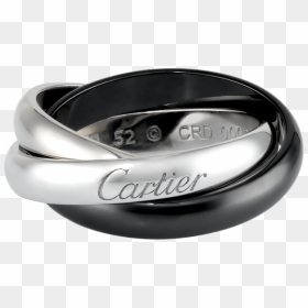 Cartier Ring Men Black, HD Png Download - white ring png