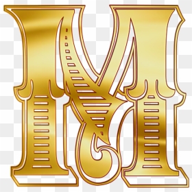 M Letters Alphabet Free Photo - Letter M Png Gold, Transparent Png - gold letters png
