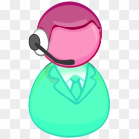 Male User Icon Phone Ear Headset - Customer Service Representative Sign, HD Png Download - ear icon png