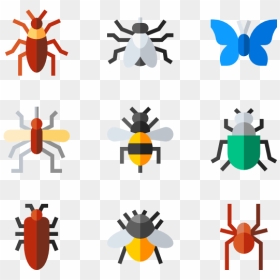 Insects Flat Icon, HD Png Download - insects png