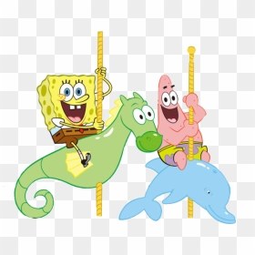 Spongebob Patrick Sea Horse, HD Png Download - bob esponja png