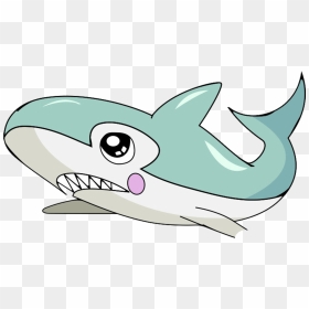 Shark Cartoon Fish Animation - Free Animated Shark, HD Png Download - cartoon shark png