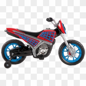 Marvel® Ultimate Spider Man® Motorcycle 6 Volt Battery - Captain America Motorcycle For Kids, HD Png Download - ultimate spiderman png