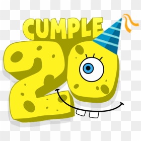 20 Años Bob Esponja, HD Png Download - bob esponja png