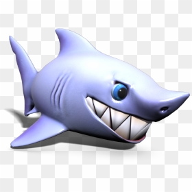 Great White Shark , Png Download - Shark, Transparent Png - cartoon shark png