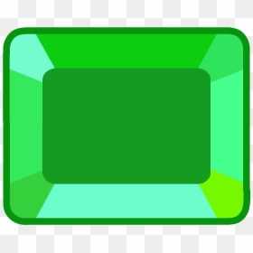 Steven Universe Wiki - Steven Universe Emerald Gem, HD Png Download - green rectangle png