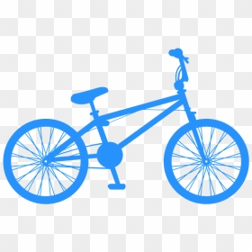 Bmx Bikes, HD Png Download - bike silhouette png