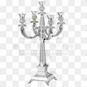 Close Supra Silver Candelabra 5 Branch - Trophy, HD Png Download - candelabra png