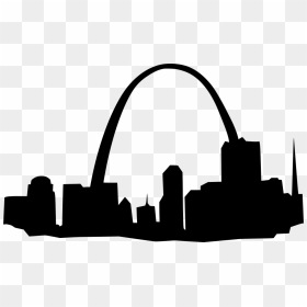 Gateway Arch Clipart , Png Download - Black And White St Louis Arch, Transparent Png - st louis arch png