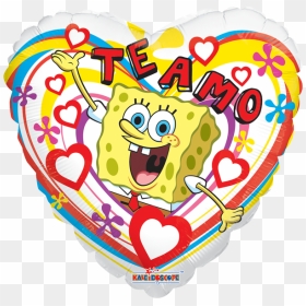 Globo Bob Esponja Te Amo - Bob Esponja Te Amo, HD Png Download - bob esponja png