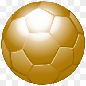 Gold Soccer Ball Transparent, HD Png Download - football ball png