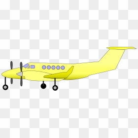 Medical Plane Clip Arts - Yellow Plane Clipart, HD Png Download - plane vector png