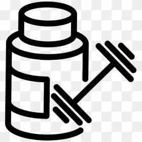 Gymnast Steroids Supplements For Dumbbell Exercises - Supplements Icon Png, Transparent Png - dumbbell icon png