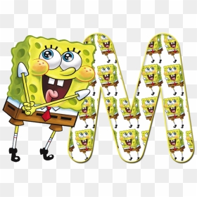 Spongebob Alphabet, HD Png Download - bob esponja png