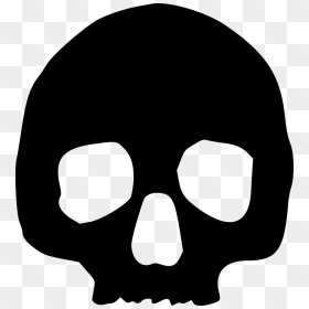 Simple Skull Clip Art, HD Png Download - skeleton face png