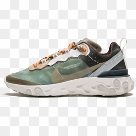 Nike X Undercover React Element 87, HD Png Download - green mist png