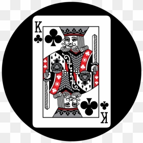 Transparent King Of Hearts Playing Card Clipart - King Of Club Card, HD Png Download - king card png