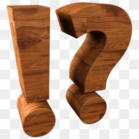 Transparent Png Exclamation And Question Mark Wood - Question Mark Brown Transparent, Png Download - question mark image png