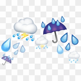 #rain#emoji#crown#✨🌧💦✨ #freetoedit - Coroa De Emojis, HD Png Download - rain emoji png