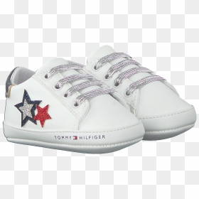 White Tommy Hilfiger Baby Shoes Lace-up Shoe - Skate Shoe, HD Png Download - shoe lace png