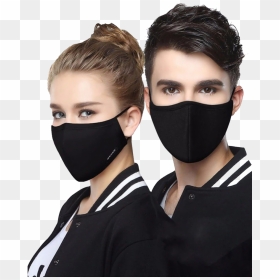 Anti-pollution Black Mask Transparent Background - Mask Anti Pollution, HD Png Download - black mask png