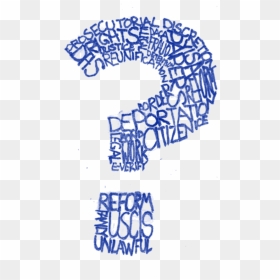 Know Your Rights Question Mark - Calligraphy, HD Png Download - question mark image png