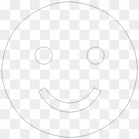 Vector Clip Art Of Blank Round Smile Face - Smiley, HD Png Download - blank face png