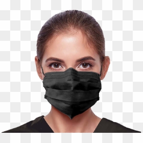 Black Medical Face Mask Png Free Download - Black Medical Mask Png, Transparent Png - black mask png