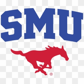 Smu Mustangs, HD Png Download - football outline png