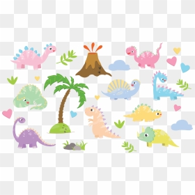 Free Printable Dinosaur Clip Art, HD Png Download - cute dinosaur png