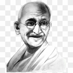 Mahatma Gandhi Png - Sketch Mahatma Gandhi Png, Transparent Png - gandhi png