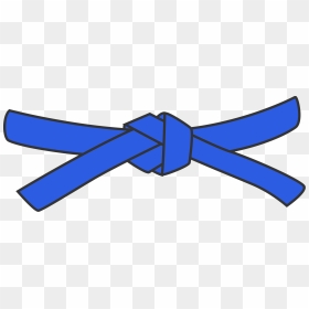 Taekwondo Belt Cliparts - Blue Karate Belt, HD Png Download - bullet belt png