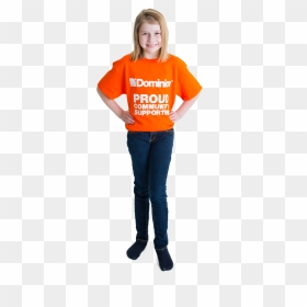 Chloe In Dominion Shirt - Kid Standing Png, Transparent Png - kid standing png