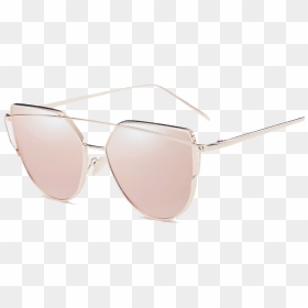 Transparent Aviators Rose Gold - Aviator Sunglass, HD Png Download - aviator png