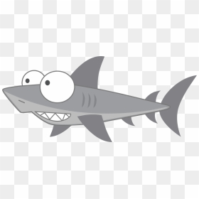 Shark - Great White Shark, HD Png Download - cartoon shark png