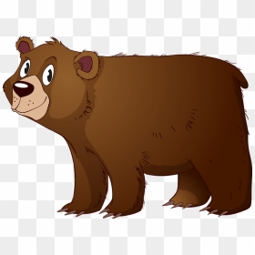Bear Clipart - Cartoon, HD Png Download - angry bear png