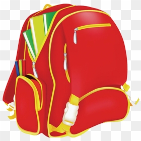 Bag School Backpack Clip Art - School Bag Cut Out, HD Png Download - backpack clipart png