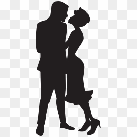 Love Free Images - Silhouette Couple In Love Png, Transparent Png - couple emoji png
