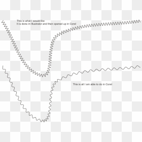 Transparent Zig Zag Line Clipart - Corel Draw Zigzag Line, HD Png Download - zig zag line png