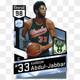Kareem Abdul Jabbar 2k Card, HD Png Download - kareem abdul jabbar png