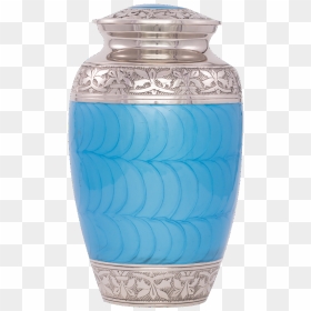 Blue Swirl Brass - Vase, HD Png Download - blue swirl png